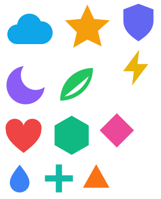 Generated sprite sheet of 12 icons